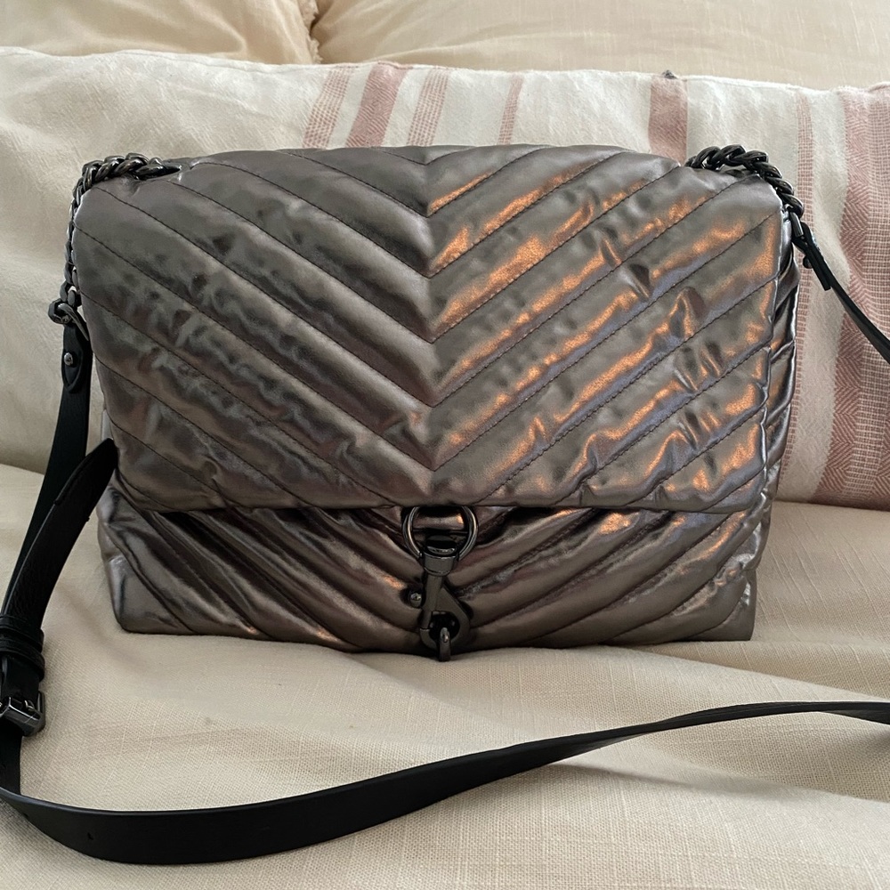 COPY - Rebecca Minkoff Jumbo Edie Nylon Flap Bag - NWT
